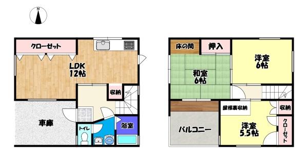 西浦２丁目　貸家