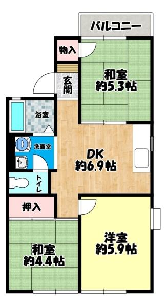 グリーンヒル小金台　Ｄ棟