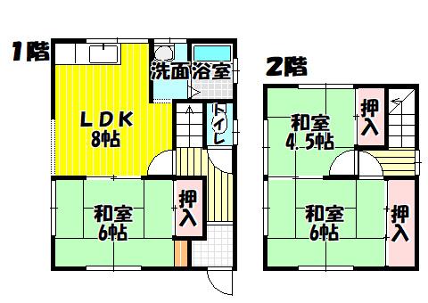 向陽台５丁目貸家
