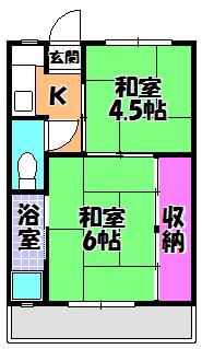 ビレッジハウス木戸　６号棟