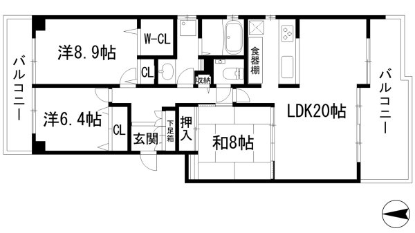 ラビスタ宝塚ウエストウイング3番館