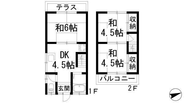 美座2丁目貸家