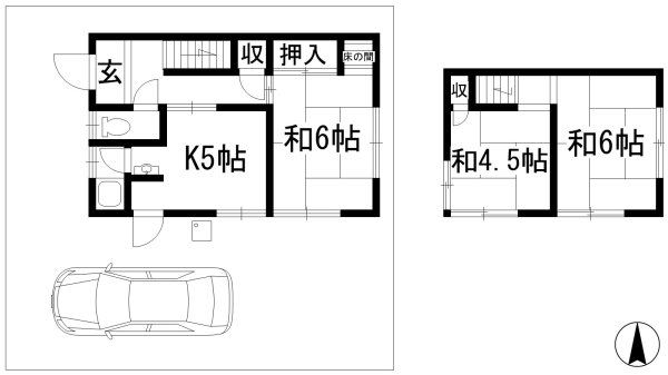 満寿美町貸家