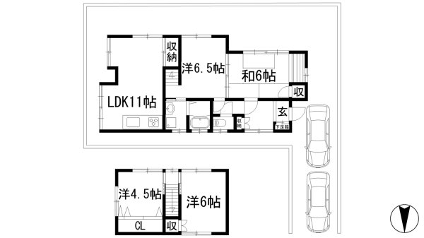 石橋4丁目貸家