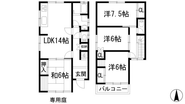 御殿山2丁目貸家