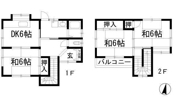 門戸岡田町貸家A棟