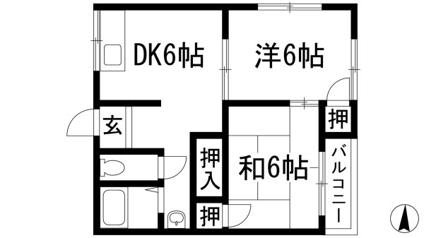 箕面市西小路２丁目のアパート