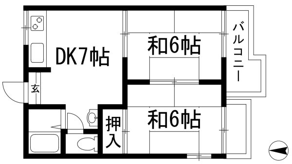川西市萩原２丁目のアパート