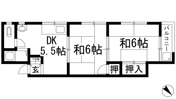 箕面市桜１丁目のアパート