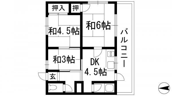 箕面市西小路１丁目のアパート