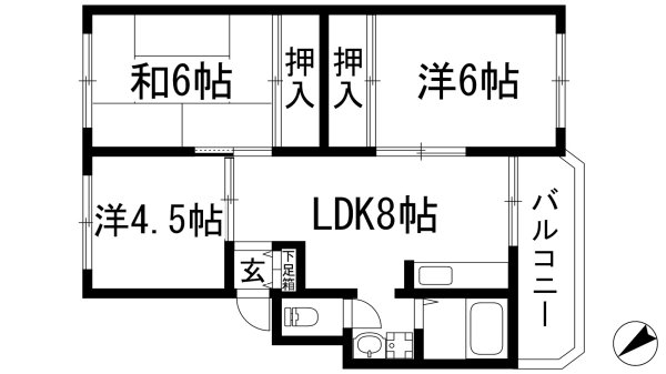 池田市八王寺１丁目のマンション