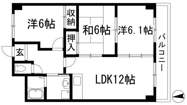 伊丹市南鈴原１丁目のマンション