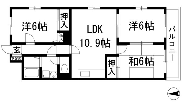 西宮市下大市東町のマンション