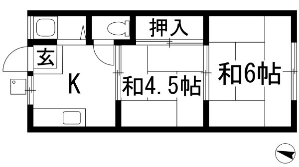 箕面市桜４丁目のアパート