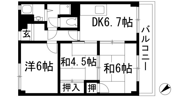 西宮市上甲東園５丁目のマンション