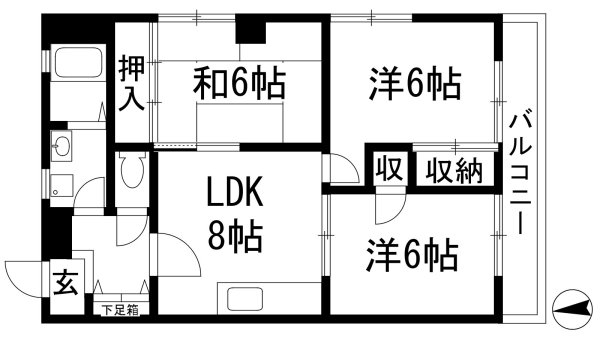 西宮市上甲東園１丁目のマンション