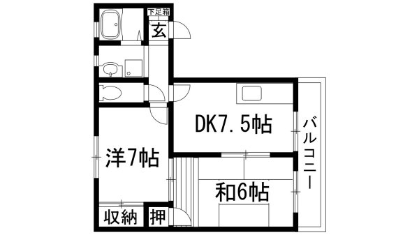 伊丹市中野東３丁目のアパート