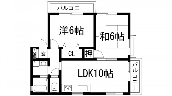 宝塚市中筋山手２丁目のアパート