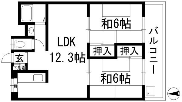 池田市畑３丁目のマンション