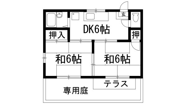 宝塚市鹿塩２丁目のアパート
