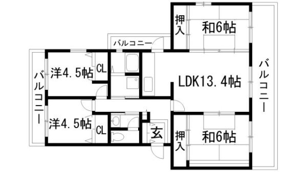 東山台ハイツ205号棟