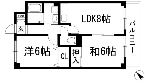 川西市萩原１丁目のマンション
