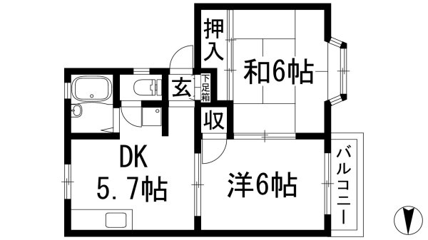 西宮市門戸岡田町のアパート