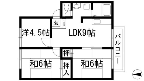 宝塚市安倉中５丁目のアパート