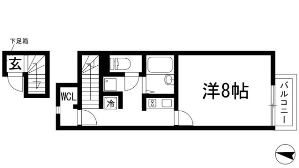 宝塚市山本東３丁目のアパート