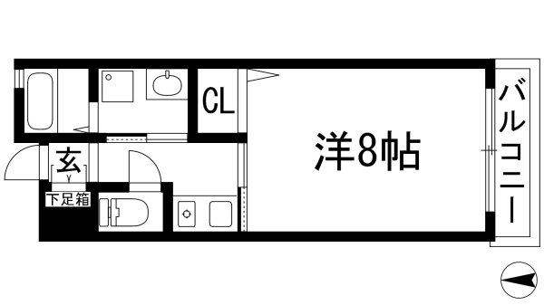 宝塚市川面１丁目のアパート