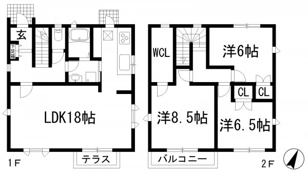 西宮市仁川町２丁目の貸家