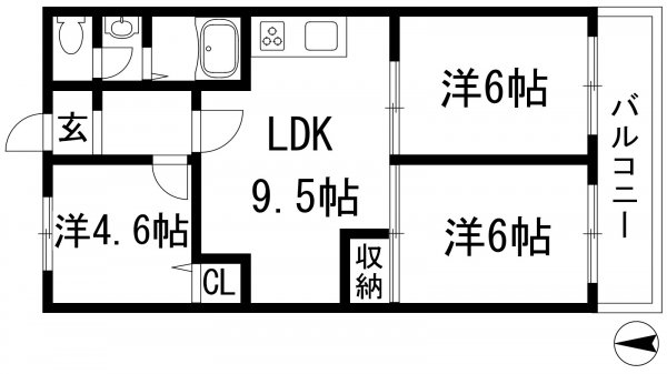 西宮市門戸荘のマンション