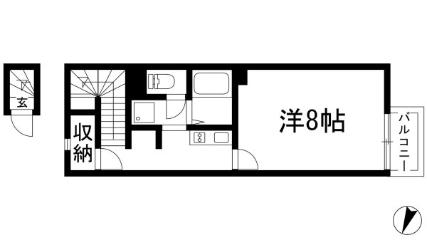 宝塚市売布４丁目のアパート