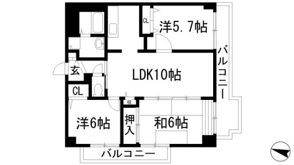 伊丹市千僧３丁目のマンション