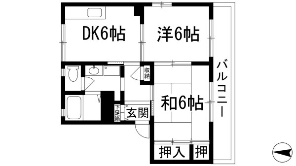 西宮市若山町のアパート