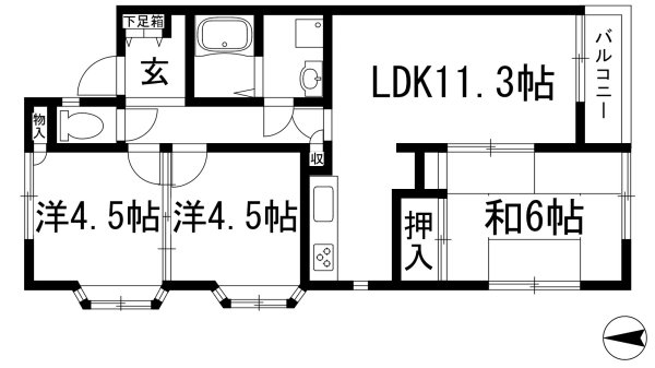 伊丹市池尻６丁目のアパート