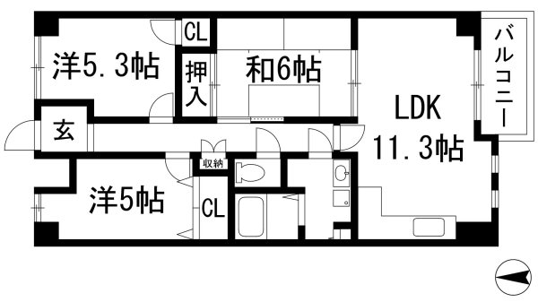 宝塚市安倉中６丁目のマンション