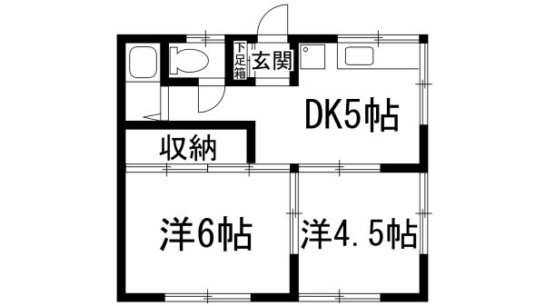 宝塚市桜ガ丘のアパート