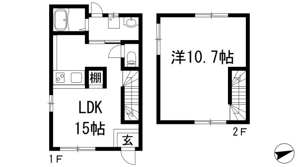 伊丹市美鈴町３丁目の貸家
