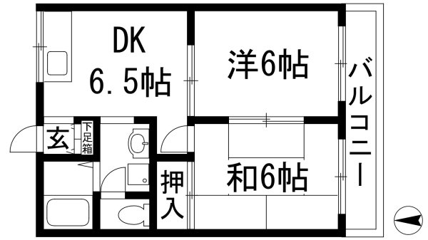 宝塚市小林４丁目のアパート