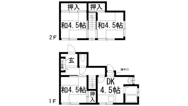 宝塚市御殿山３丁目のアパート