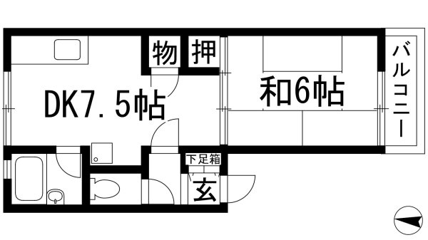 宝塚市亀井町のアパート