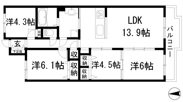 伊丹市緑ケ丘７丁目のマンション