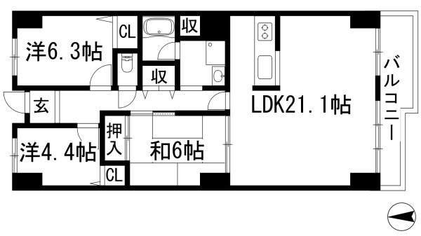 池田市緑丘１丁目のマンション