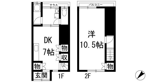 小花1丁目テラスハウス