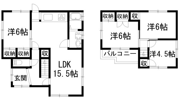 東畦野山手1丁目貸家