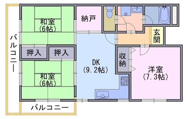 ソレイユ神足　301号