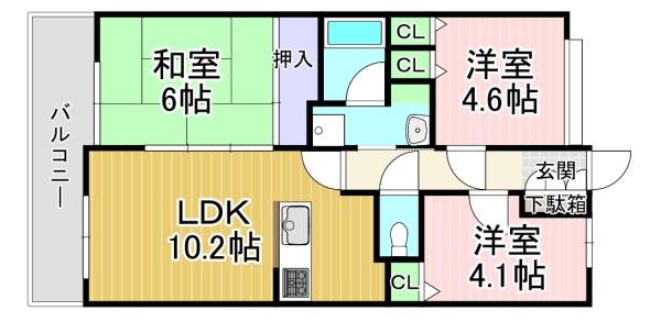 朝日プラザ伏見桂川　214号