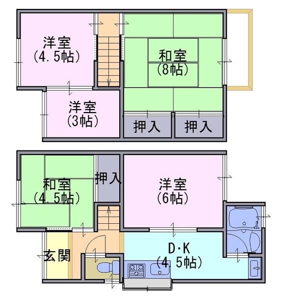 貸家　井ノ内上印田7-30