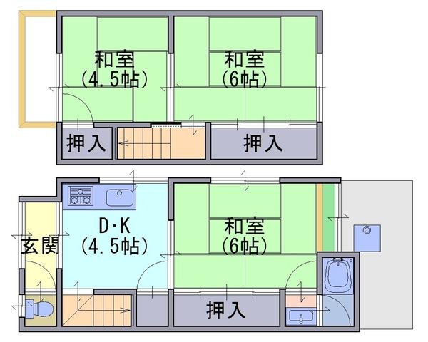 貸家　一文橋二丁目1-15